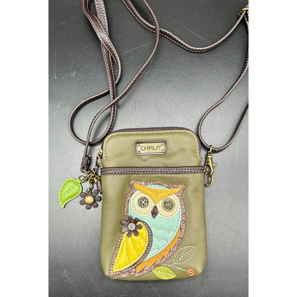 Chala Owl Convertible Cell Phone Crossbody Purse Pouch Wallet